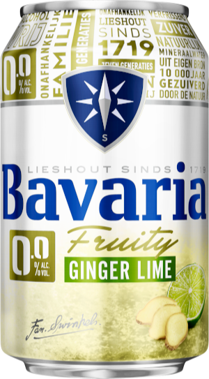 Bavaria 0.0% Ginger Lime blikje van 33cl